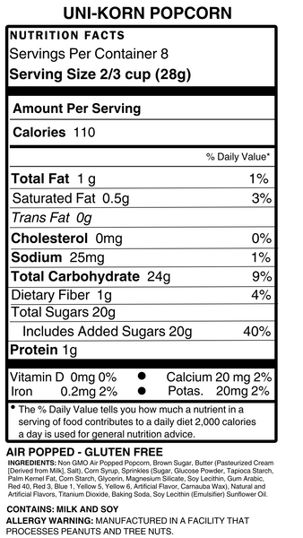 BIRTHDAY CAKE 8OZ GOURMET POPCORN