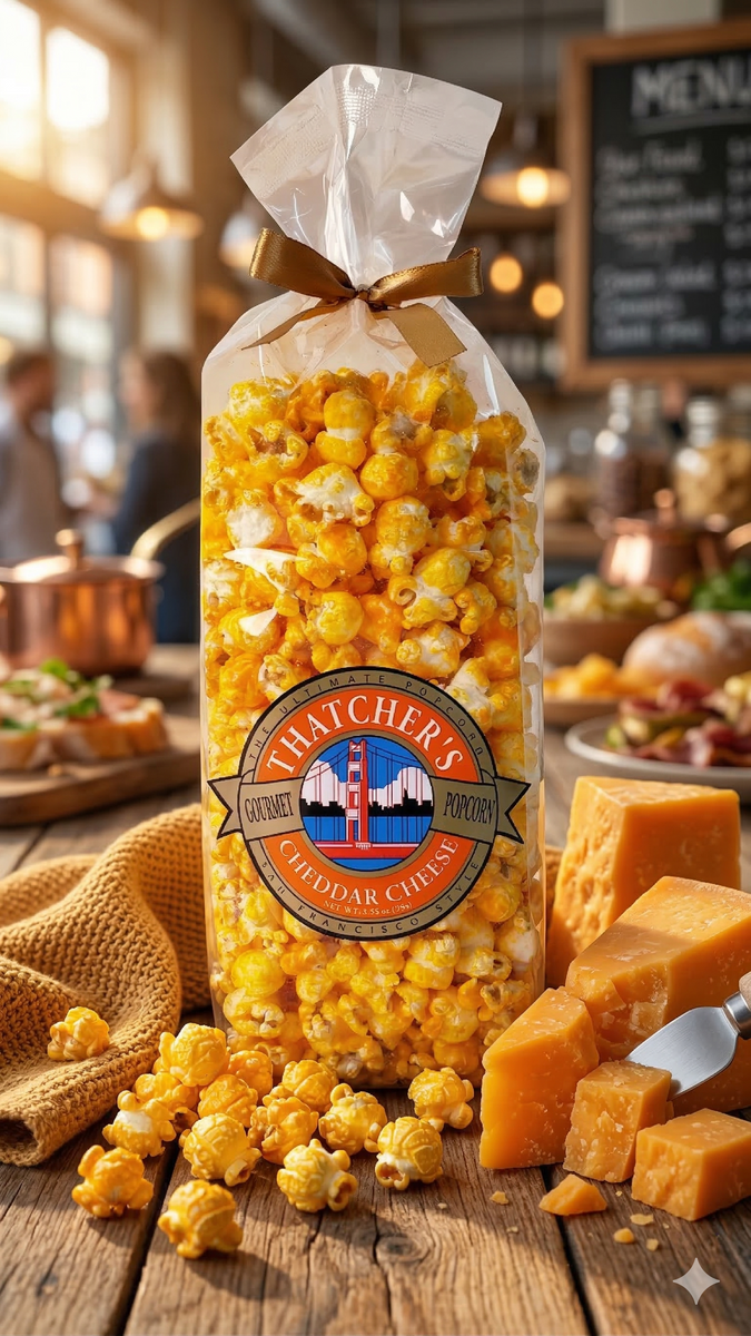 Irresistible Cheddar Cheese Gourmet Popcorn - 3.5 oz