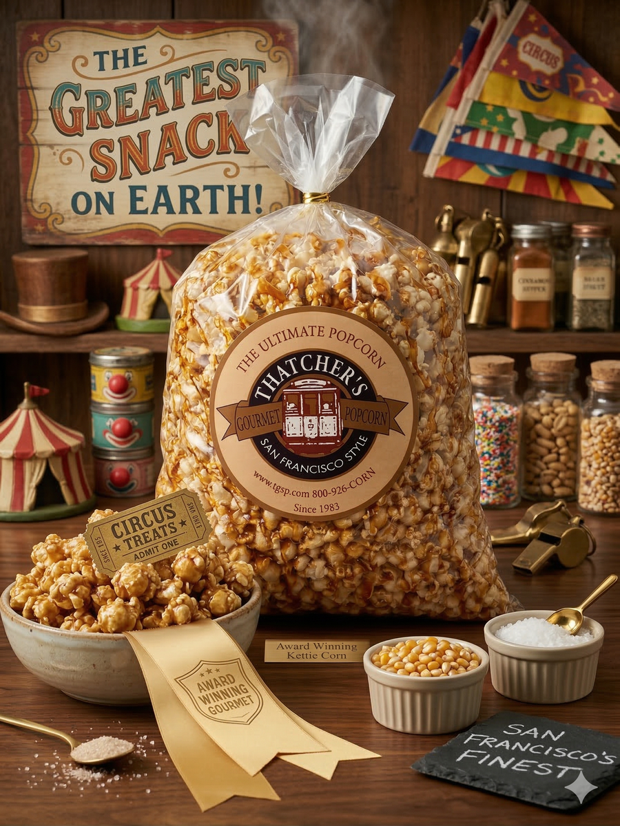 Sweet and Salty Kettle Corn | Gourmet Snack in Party Bags | Thatcher's