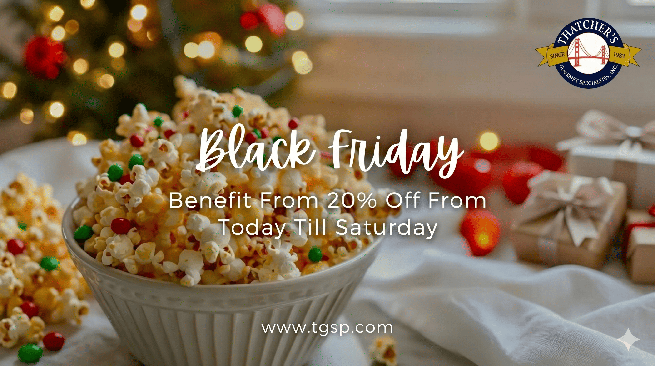 Popcorn Paradise: Thatchers Gourmet Popcorn Black Friday Sale!