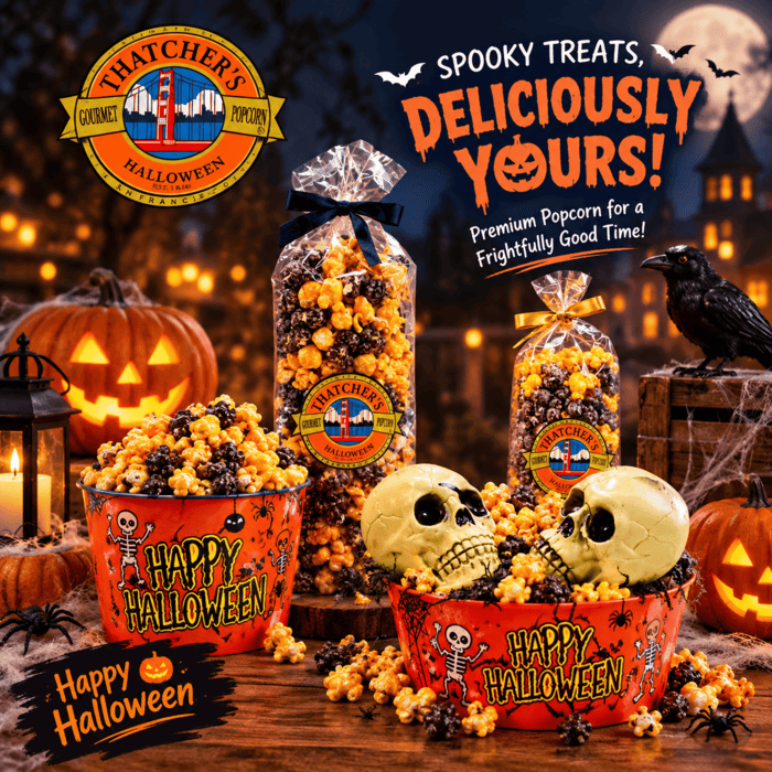 Happy Halloween from Thatcher’s Gourmet Popcorn!