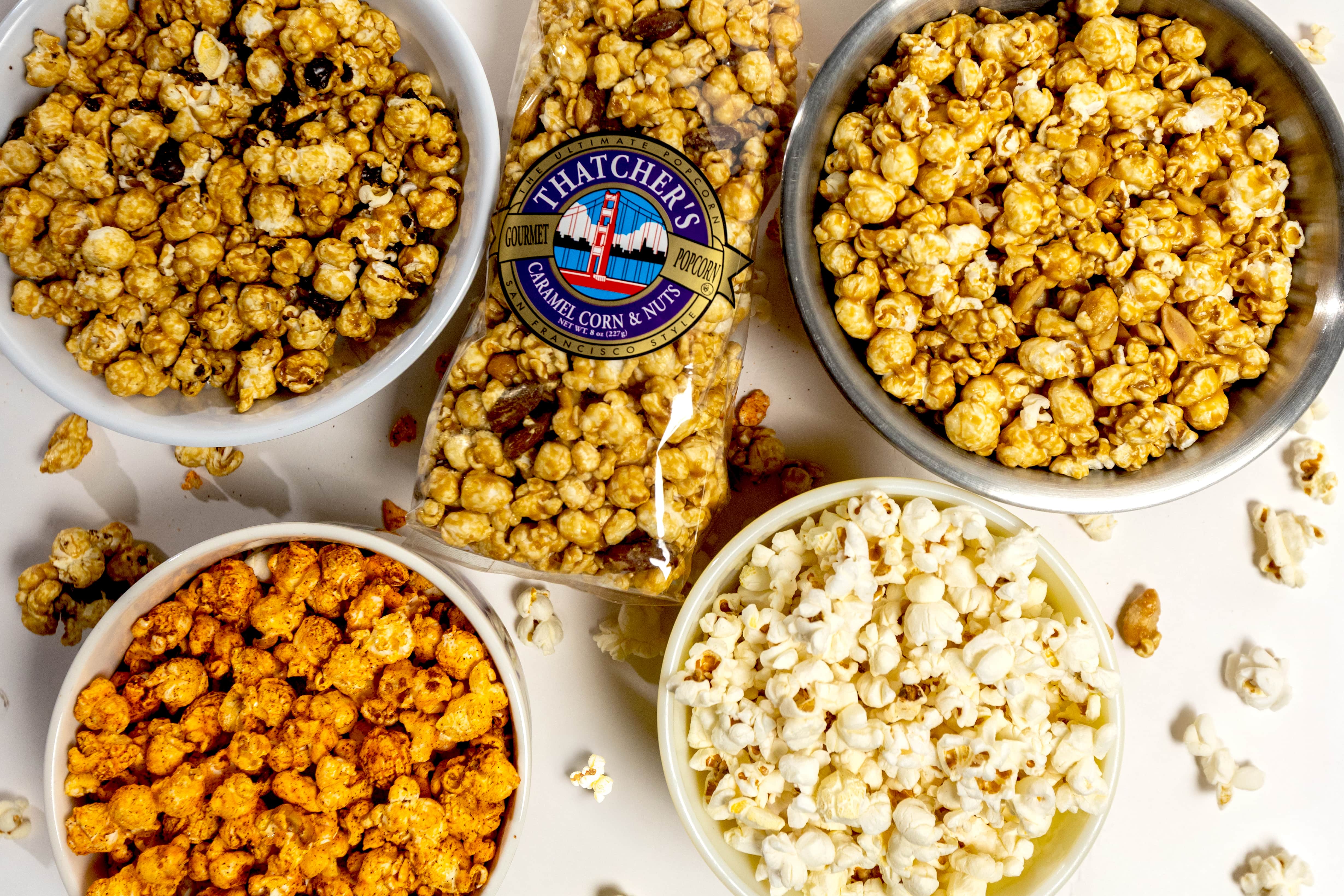 Mail Order Popcorn Gourmet Popcorn Company San Francisco, Artisan Popcorn Store