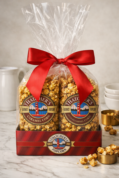 4 PACK GOURMET POPCORN HOLIDAY GIFT SET
