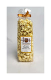 Bag of Thatcher's Za'atar Popcorn with a clear label on a gray background