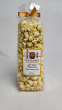 Bag of Thatcher's Za'atar Popcorn with a gold ribbon on a white background
