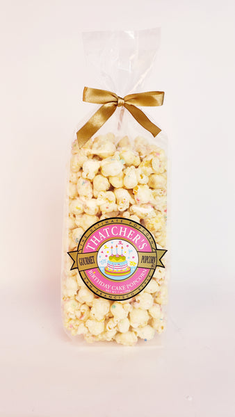 Birthday Cake Flavor Popcorn in Deluxe Bags