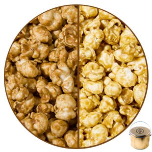 3 1/2 Gallon Golden Popcorn Tin - Corporate Gift With 2 Flavors