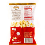 A bag of Kettle Corn Gourmet Popcorn with red and gold packaging, labeled as 'The Ultimate Treat'