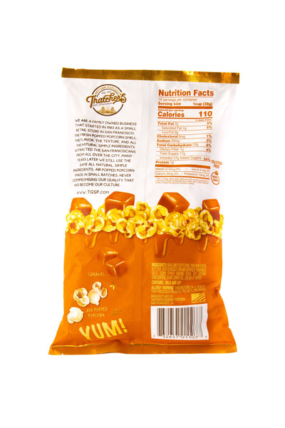 CARAMEL CORN LARGE POUCH GOURMET POPCORN 160Z