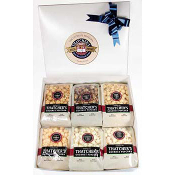 6 Different Flavor Popcorn Gift Box